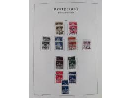 1945/72, meist ungebrauchte und gestempelte Sammlung Zonen ink. Saar, Bund mit gestempelten Heuss-Zusammendrucken, Berlin mit
