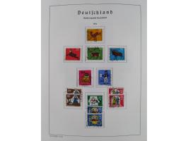 1945/72, meist ungebrauchte und gestempelte Sammlung Zonen ink. Saar, Bund mit gestempelten Heuss-Zusammendrucken, Berlin mit