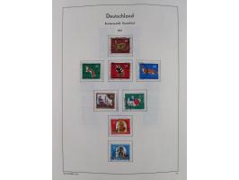 1945/72, meist ungebrauchte und gestempelte Sammlung Zonen ink. Saar, Bund mit gestempelten Heuss-Zusammendrucken, Berlin mit