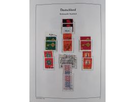 1945/72, meist ungebrauchte und gestempelte Sammlung Zonen ink. Saar, Bund mit gestempelten Heuss-Zusammendrucken, Berlin mit