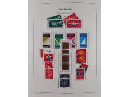 1945/72, meist ungebrauchte und gestempelte Sammlung Zonen ink. Saar, Bund mit gestempelten Heuss-Zusammendrucken, Berlin mit