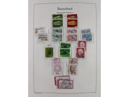 1945/72, meist ungebrauchte und gestempelte Sammlung Zonen ink. Saar, Bund mit gestempelten Heuss-Zusammendrucken, Berlin mit