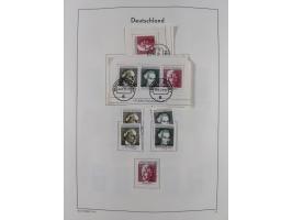 1945/72, meist ungebrauchte und gestempelte Sammlung Zonen ink. Saar, Bund mit gestempelten Heuss-Zusammendrucken, Berlin mit