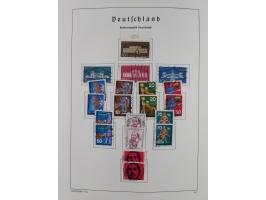 1945/72, meist ungebrauchte und gestempelte Sammlung Zonen ink. Saar, Bund mit gestempelten Heuss-Zusammendrucken, Berlin mit