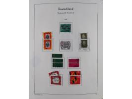 1945/72, meist ungebrauchte und gestempelte Sammlung Zonen ink. Saar, Bund mit gestempelten Heuss-Zusammendrucken, Berlin mit