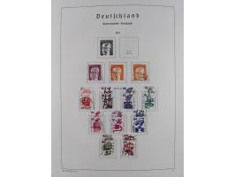 1945/72, meist ungebrauchte und gestempelte Sammlung Zonen ink. Saar, Bund mit gestempelten Heuss-Zusammendrucken, Berlin mit