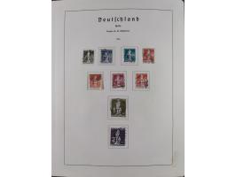 1945/72, meist ungebrauchte und gestempelte Sammlung Zonen ink. Saar, Bund mit gestempelten Heuss-Zusammendrucken, Berlin mit