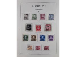 1945/72, meist ungebrauchte und gestempelte Sammlung Zonen ink. Saar, Bund mit gestempelten Heuss-Zusammendrucken, Berlin mit