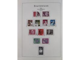 1945/72, meist ungebrauchte und gestempelte Sammlung Zonen ink. Saar, Bund mit gestempelten Heuss-Zusammendrucken, Berlin mit