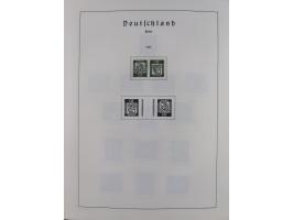 1945/72, meist ungebrauchte und gestempelte Sammlung Zonen ink. Saar, Bund mit gestempelten Heuss-Zusammendrucken, Berlin mit