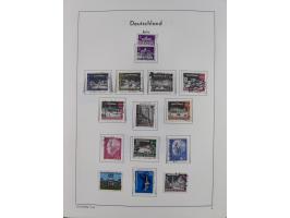 1945/72, meist ungebrauchte und gestempelte Sammlung Zonen ink. Saar, Bund mit gestempelten Heuss-Zusammendrucken, Berlin mit