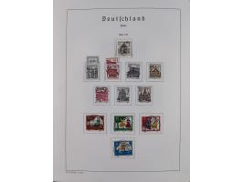 1945/72, meist ungebrauchte und gestempelte Sammlung Zonen ink. Saar, Bund mit gestempelten Heuss-Zusammendrucken, Berlin mit