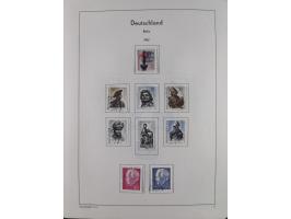 1945/72, meist ungebrauchte und gestempelte Sammlung Zonen ink. Saar, Bund mit gestempelten Heuss-Zusammendrucken, Berlin mit