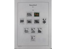 1945/72, meist ungebrauchte und gestempelte Sammlung Zonen ink. Saar, Bund mit gestempelten Heuss-Zusammendrucken, Berlin mit