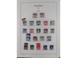 1945/72, meist ungebrauchte und gestempelte Sammlung Zonen ink. Saar, Bund mit gestempelten Heuss-Zusammendrucken, Berlin mit