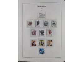 1945/72, meist ungebrauchte und gestempelte Sammlung Zonen ink. Saar, Bund mit gestempelten Heuss-Zusammendrucken, Berlin mit