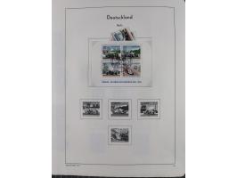 1945/72, meist ungebrauchte und gestempelte Sammlung Zonen ink. Saar, Bund mit gestempelten Heuss-Zusammendrucken, Berlin mit