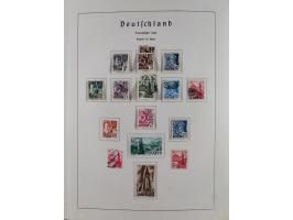 1945/72, meist ungebrauchte und gestempelte Sammlung Zonen ink. Saar, Bund mit gestempelten Heuss-Zusammendrucken, Berlin mit