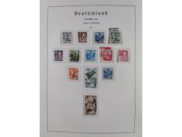 1945/72, meist ungebrauchte und gestempelte Sammlung Zonen ink. Saar, Bund mit gestempelten Heuss-Zusammendrucken, Berlin mit
