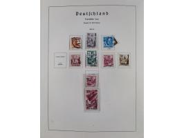 1945/72, meist ungebrauchte und gestempelte Sammlung Zonen ink. Saar, Bund mit gestempelten Heuss-Zusammendrucken, Berlin mit