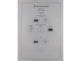 1945/72, meist ungebrauchte und gestempelte Sammlung Zonen ink. Saar, Bund mit gestempelten Heuss-Zusammendrucken, Berlin mit