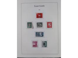 1945/72, meist ungebrauchte und gestempelte Sammlung Zonen ink. Saar, Bund mit gestempelten Heuss-Zusammendrucken, Berlin mit