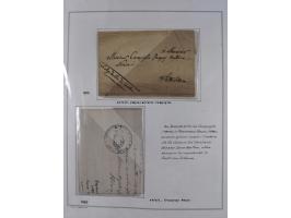 SARDINIEN: 1772/1960, Ausstellungssammlung “Die Stempel der Berggemeinschaft Bassa Dora Baltea” mit über 100 Briefen und Doku