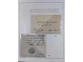 SARDINIEN: 1772/1960, Ausstellungssammlung “Die Stempel der Berggemeinschaft Bassa Dora Baltea” mit über 100 Briefen und Doku