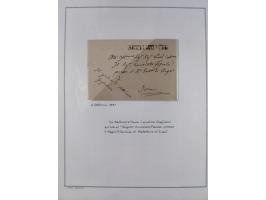 SARDINIEN: 1772/1960, Ausstellungssammlung “Die Stempel der Berggemeinschaft Bassa Dora Baltea” mit über 100 Briefen und Doku