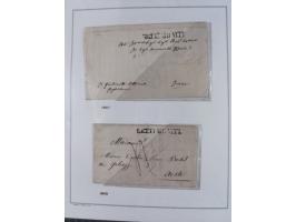 SARDINIEN: 1772/1960, Ausstellungssammlung “Die Stempel der Berggemeinschaft Bassa Dora Baltea” mit über 100 Briefen und Doku