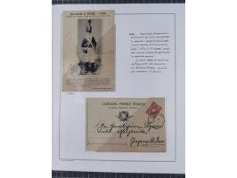 SARDINIEN: 1772/1960, Ausstellungssammlung “Die Stempel der Berggemeinschaft Bassa Dora Baltea” mit über 100 Briefen und Doku