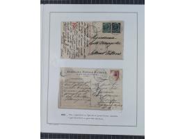 SARDINIEN: 1772/1960, Ausstellungssammlung “Die Stempel der Berggemeinschaft Bassa Dora Baltea” mit über 100 Briefen und Doku