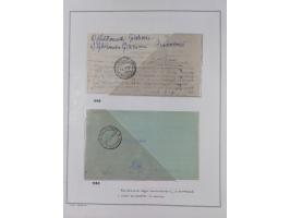 SARDINIEN: 1772/1960, Ausstellungssammlung “Die Stempel der Berggemeinschaft Bassa Dora Baltea” mit über 100 Briefen und Doku