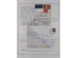 SARDINIEN: 1772/1960, Ausstellungssammlung “Die Stempel der Berggemeinschaft Bassa Dora Baltea” mit über 100 Briefen und Doku