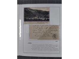 SARDINIEN: 1772/1960, Ausstellungssammlung “Die Stempel der Berggemeinschaft Bassa Dora Baltea” mit über 100 Briefen und Doku