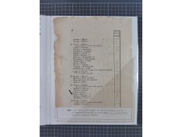 SARDINIEN: 1772/1960, Ausstellungssammlung “Die Stempel der Berggemeinschaft Bassa Dora Baltea” mit über 100 Briefen und Doku