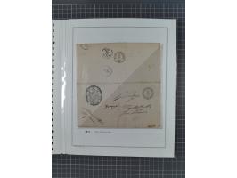 SARDINIEN: 1772/1960, Ausstellungssammlung “Die Stempel der Berggemeinschaft Bassa Dora Baltea” mit über 100 Briefen und Doku