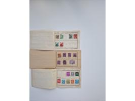 1850/1960(ca.), interessante ungebrauchte/postfrische und gestempelte Partie mit einigen Briefen, dabei Schaubek-Album ab Alt