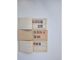 1850/1960(ca.), interessante ungebrauchte/postfrische und gestempelte Partie mit einigen Briefen, dabei Schaubek-Album ab Alt