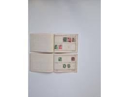 1850/1960(ca.), interessante ungebrauchte/postfrische und gestempelte Partie mit einigen Briefen, dabei Schaubek-Album ab Alt