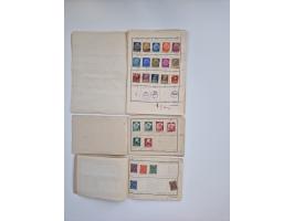 1850/1960(ca.), interessante ungebrauchte/postfrische und gestempelte Partie mit einigen Briefen, dabei Schaubek-Album ab Alt