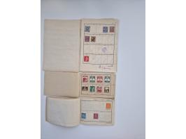 1850/1960(ca.), interessante ungebrauchte/postfrische und gestempelte Partie mit einigen Briefen, dabei Schaubek-Album ab Alt