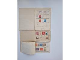 1850/1960(ca.), interessante ungebrauchte/postfrische und gestempelte Partie mit einigen Briefen, dabei Schaubek-Album ab Alt