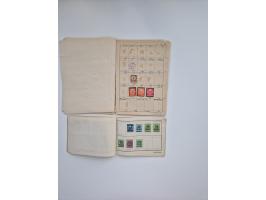 1850/1960(ca.), interessante ungebrauchte/postfrische und gestempelte Partie mit einigen Briefen, dabei Schaubek-Album ab Alt