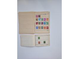 1850/1960(ca.), interessante ungebrauchte/postfrische und gestempelte Partie mit einigen Briefen, dabei Schaubek-Album ab Alt