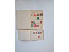 1850/1960(ca.), interessante ungebrauchte/postfrische und gestempelte Partie mit einigen Briefen, dabei Schaubek-Album ab Alt
