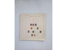 1850/1960(ca.), interessante ungebrauchte/postfrische und gestempelte Partie mit einigen Briefen, dabei Schaubek-Album ab Alt