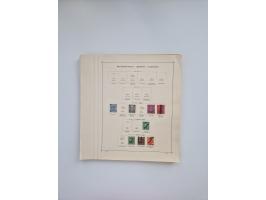 1850/1960(ca.), interessante ungebrauchte/postfrische und gestempelte Partie mit einigen Briefen, dabei Schaubek-Album ab Alt