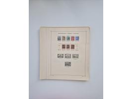 1850/1960(ca.), interessante ungebrauchte/postfrische und gestempelte Partie mit einigen Briefen, dabei Schaubek-Album ab Alt