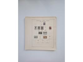 1850/1960(ca.), interessante ungebrauchte/postfrische und gestempelte Partie mit einigen Briefen, dabei Schaubek-Album ab Alt